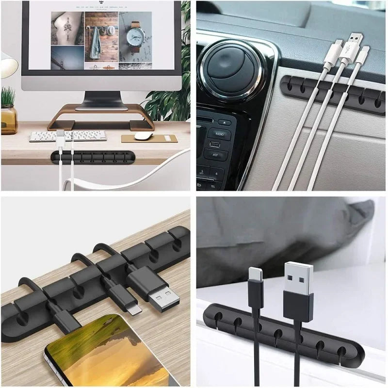 Silicone Cable Organizer - No More Tangled Cables.